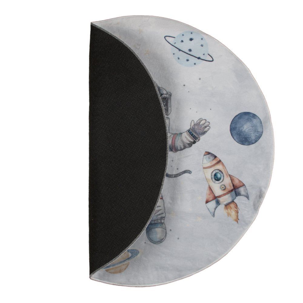 Tapete Soft 100 X 100Cm Havan Casa - Cinza Astronauta
