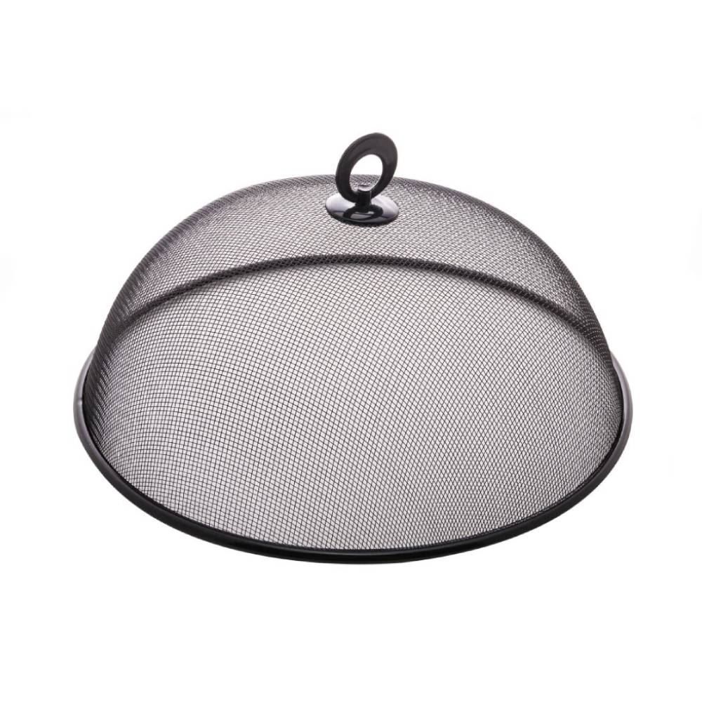 Tela Protetora De Alimentos Redonda 24Cm Lyor - Preta