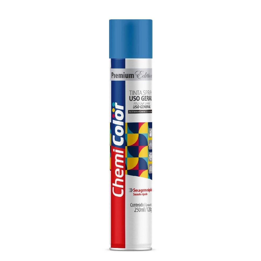 Tinta em Spray Azul Claro 250Ml Chemicolor - 068.0513