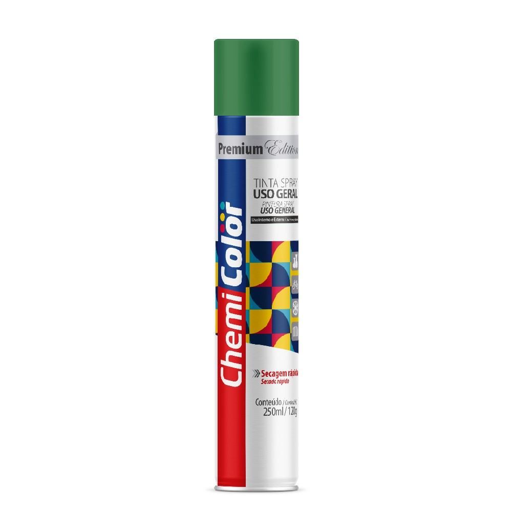 Tinta em Spray Verde Escuro 250Ml Chemicolor - 068.0524