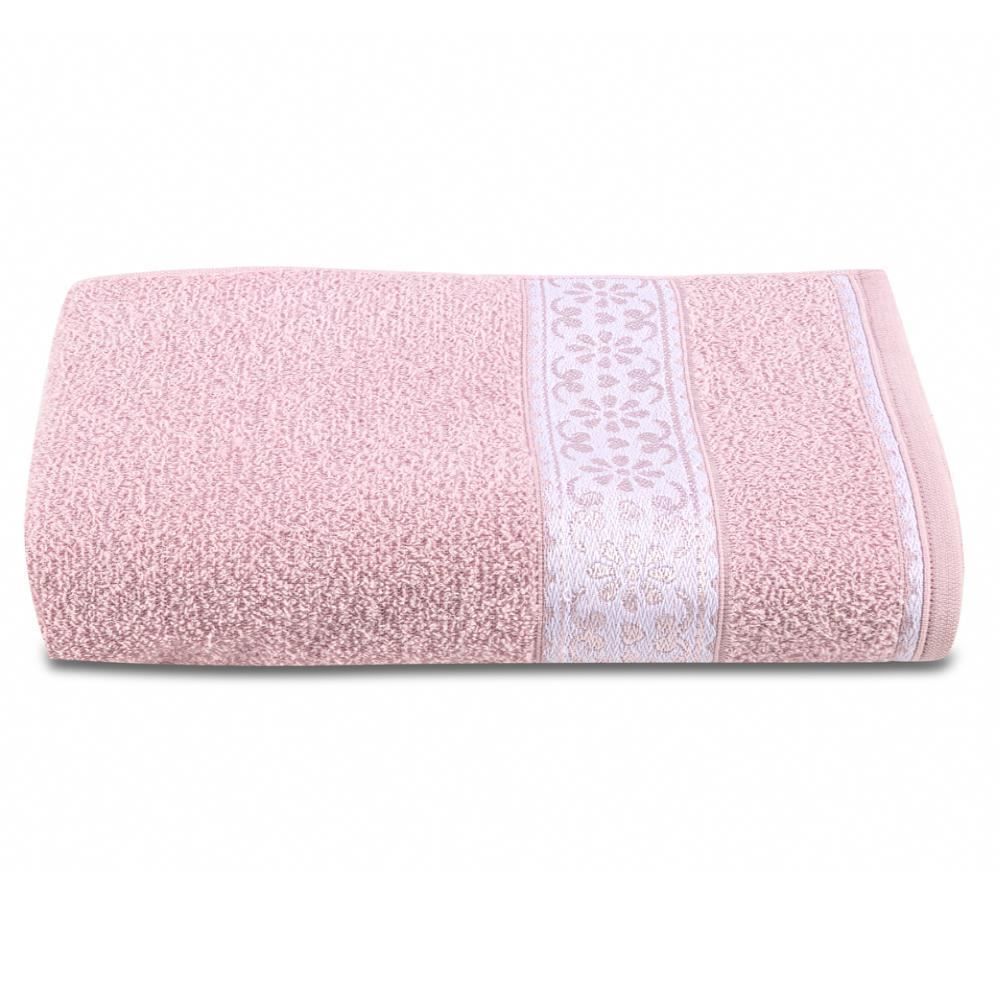Toalha De Banho 85% Algodão Malú Havan Casa 1 Pç - Rosa Fita