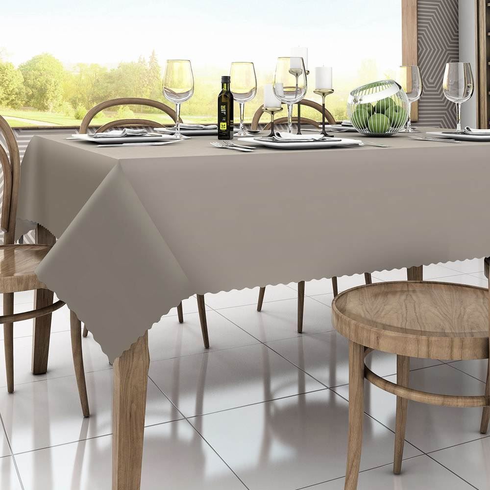 Toalha de Mesa 1,40X1,40 m Gourmet Salehtex - Bege