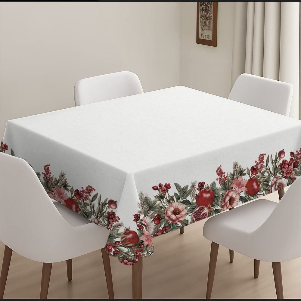 Toalha de Mesa 1,40 X 1,40 m Estampada Havan Casa - Romã