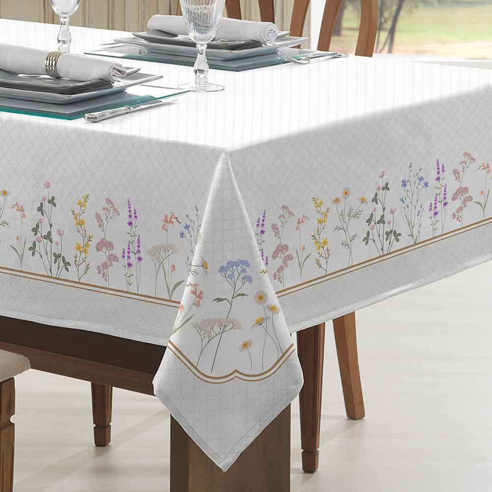 Toalha De Mesa 1,40X2,10M Clean Renova Döhler - Floral Boho