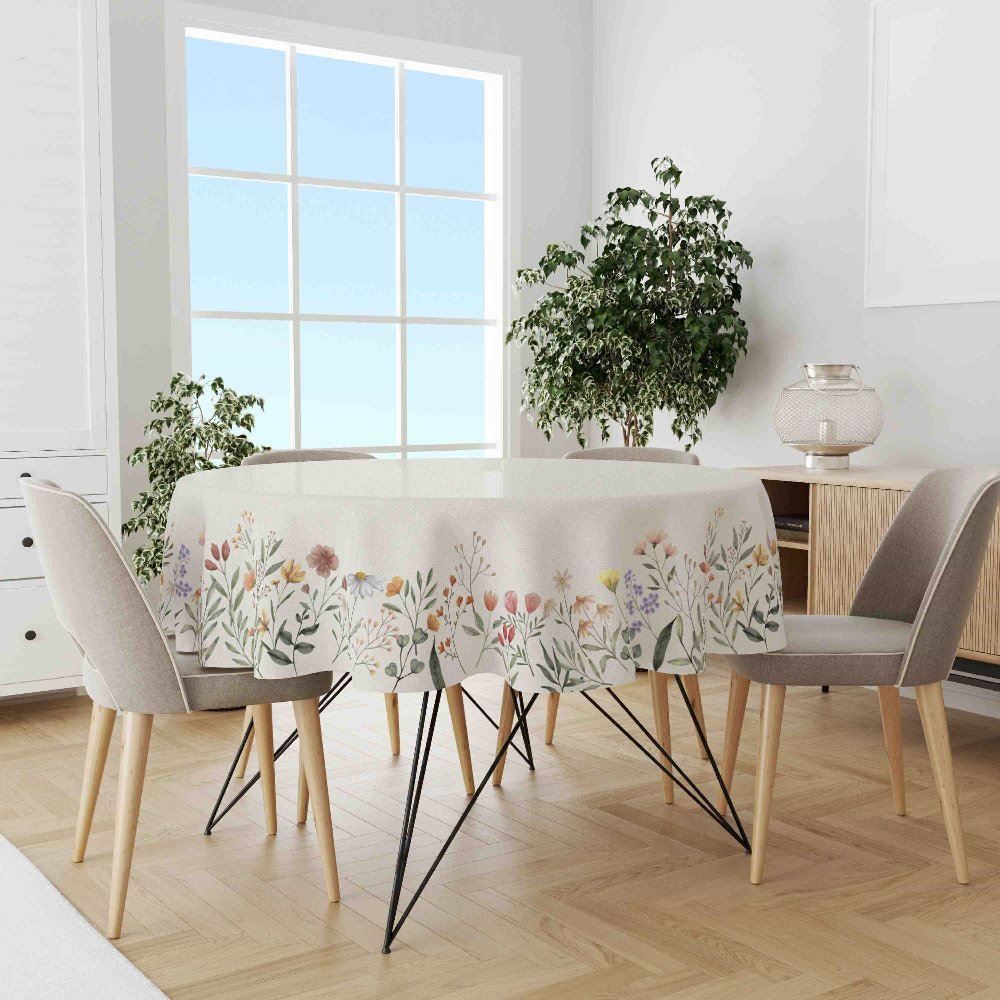 Toalha De Mesa 1,50M Redonda Estampada Havan Casa - Garden