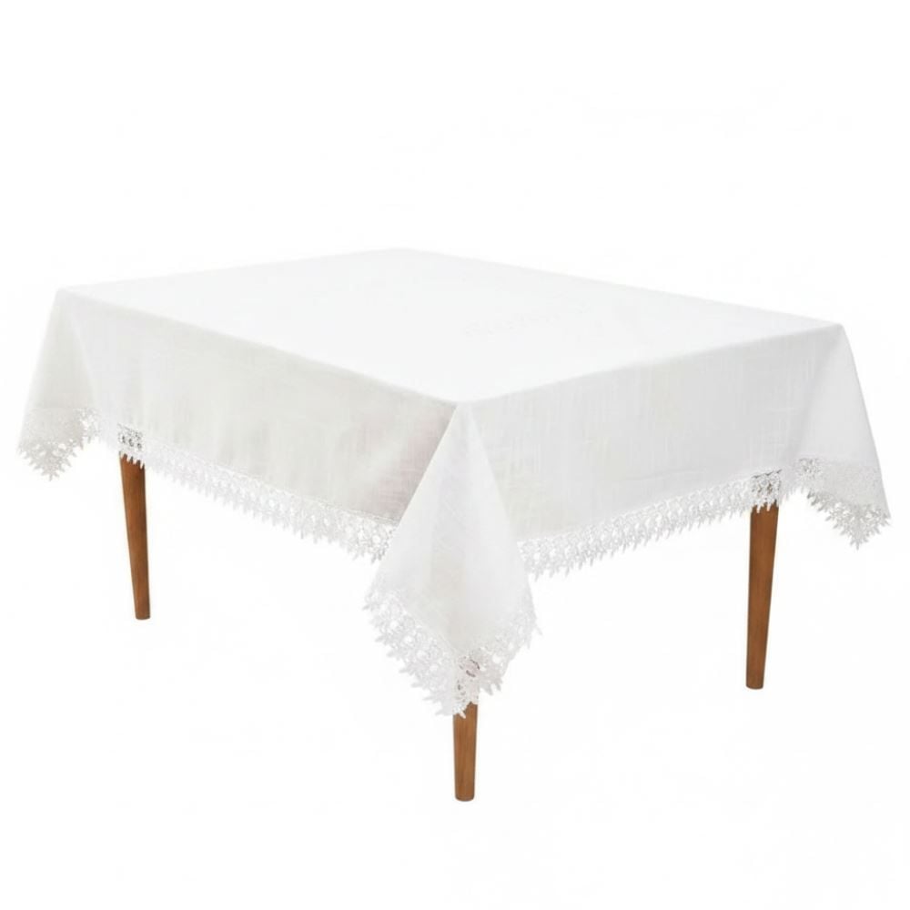 Toalha de Mesa 1,60M  X 2,50M Renda Guipir Havan Casa - Veneza
