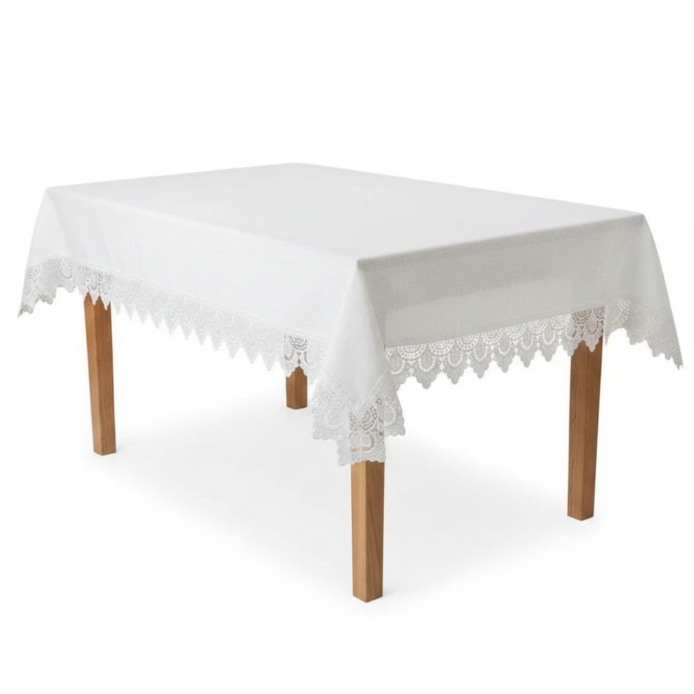 Toalha de Mesa 1,60M  X 2,50M Renda Guipir Havan Casa - Paris
