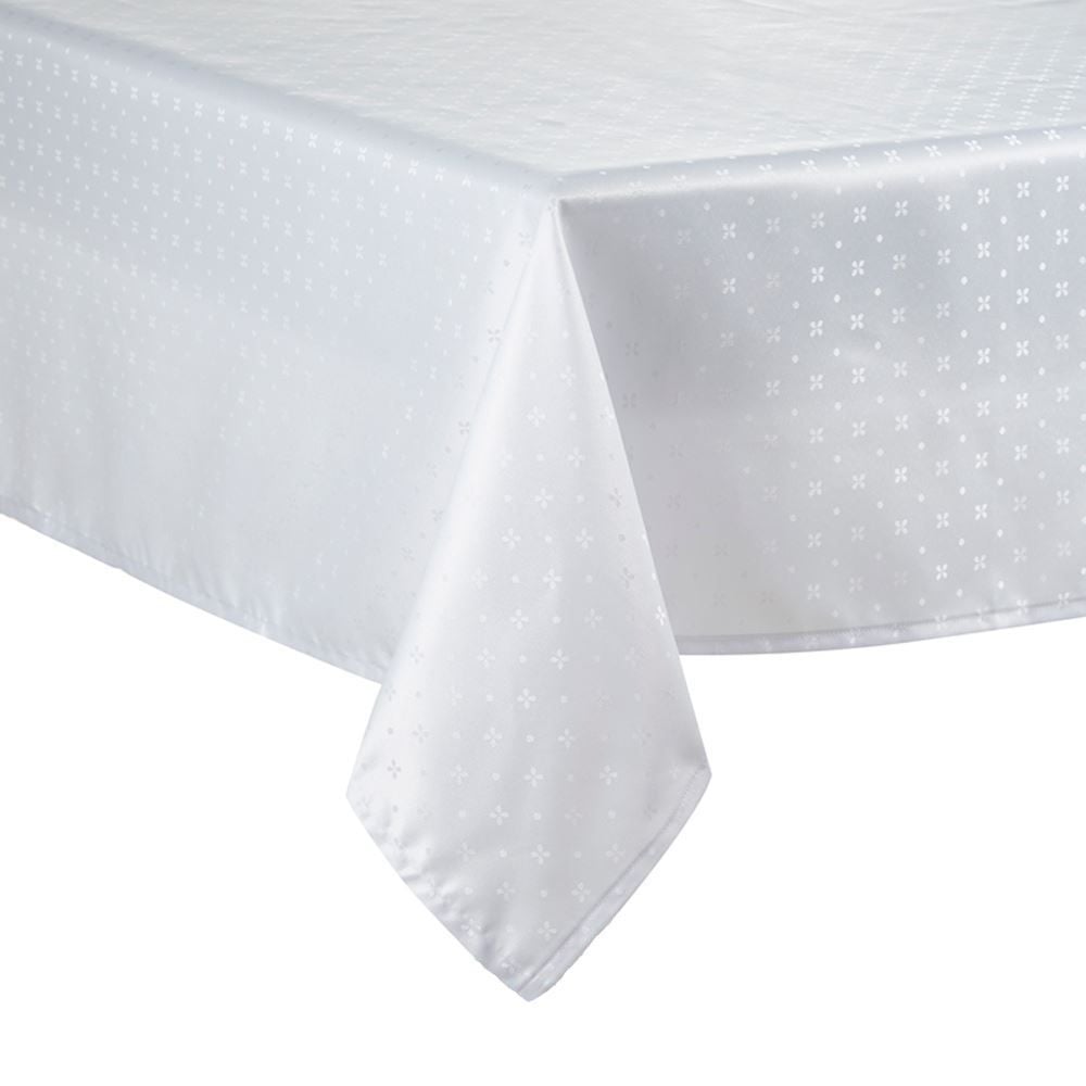 Toalha de Mesa 1,40 X 1,40 m Requinte Döhler - Branco TJ-5796