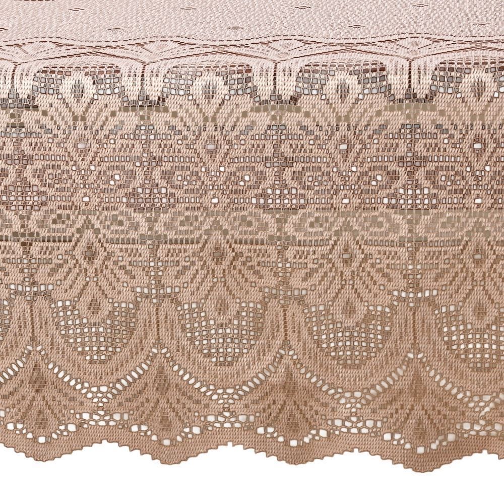 Toalha de Mesa Arabesco 1,60M X 1,60M Havan Casa - Bege