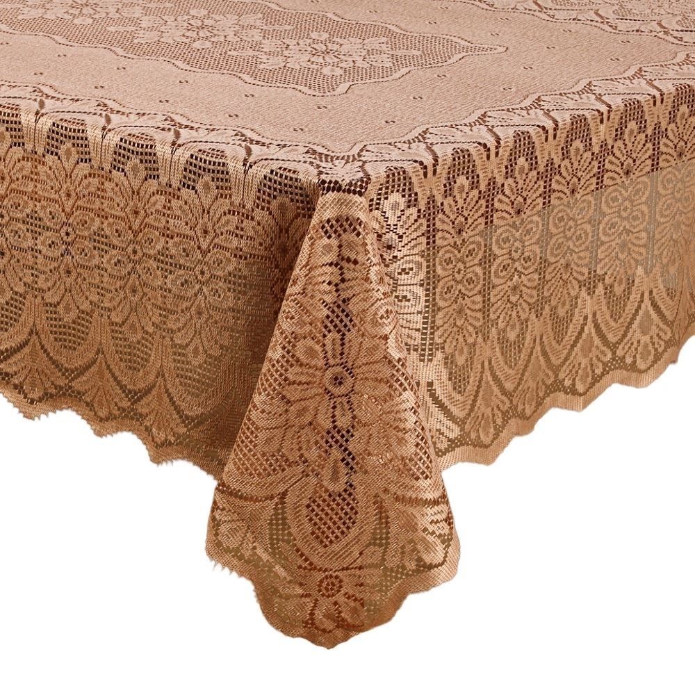 Toalha de Mesa Retangular 1,50M X 2,20M Arabesco Havan Casa - Taupe