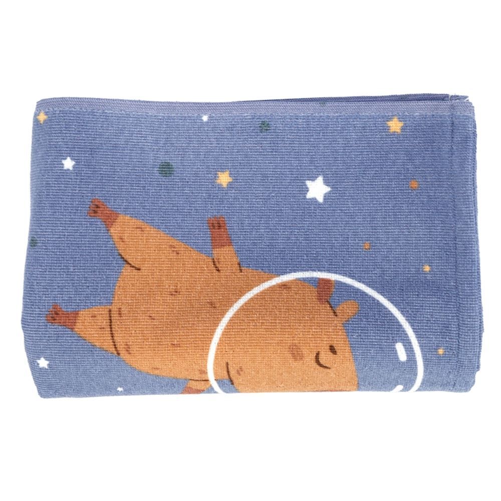 Toalha de Praia Infantil Lepper - Capivara Azul