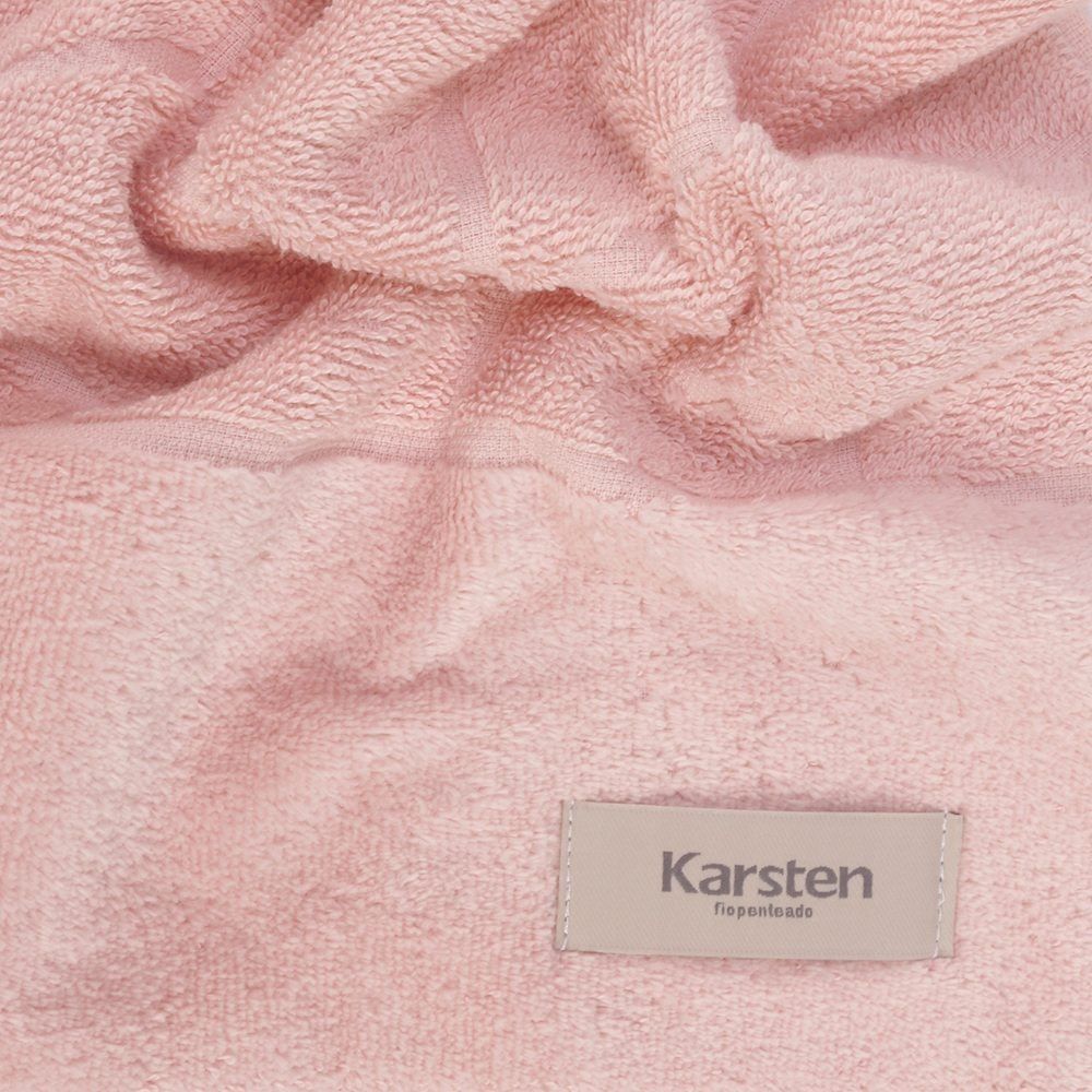 Toalha de Rosto 100% Algodão Ibiza Karsten by Havan Casa - Rosa Suave