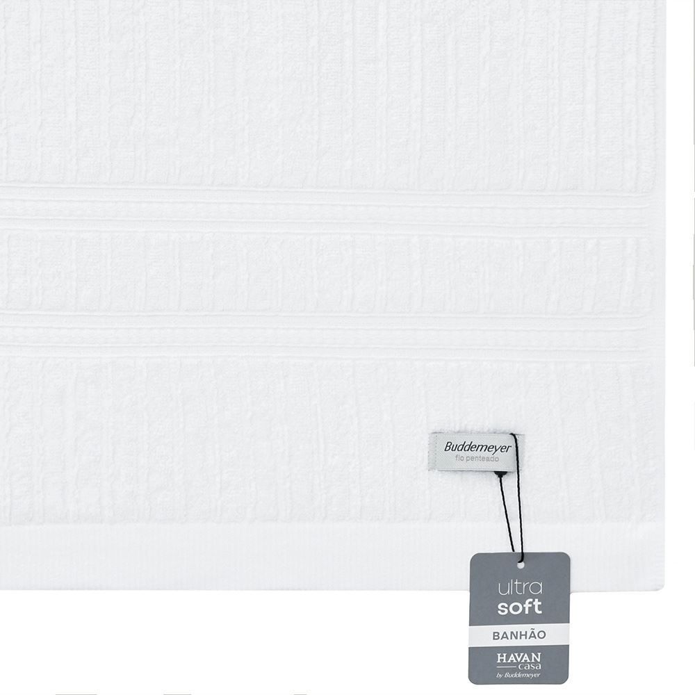 Toalha de Rosto Bella 48Cm X 85Cm Buddemeyer - Branco