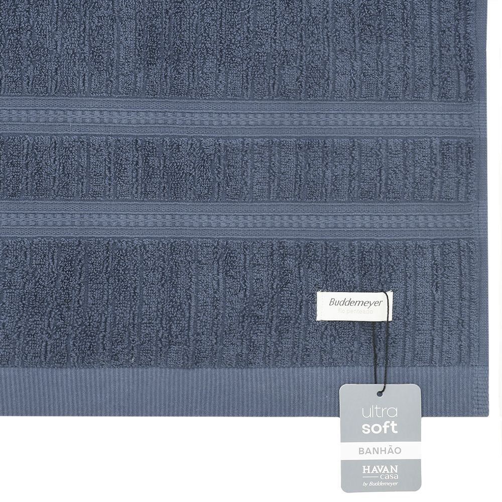 Toalha de Rosto Bella 48Cm X 85Cm Buddemeyer - Azul Escuro