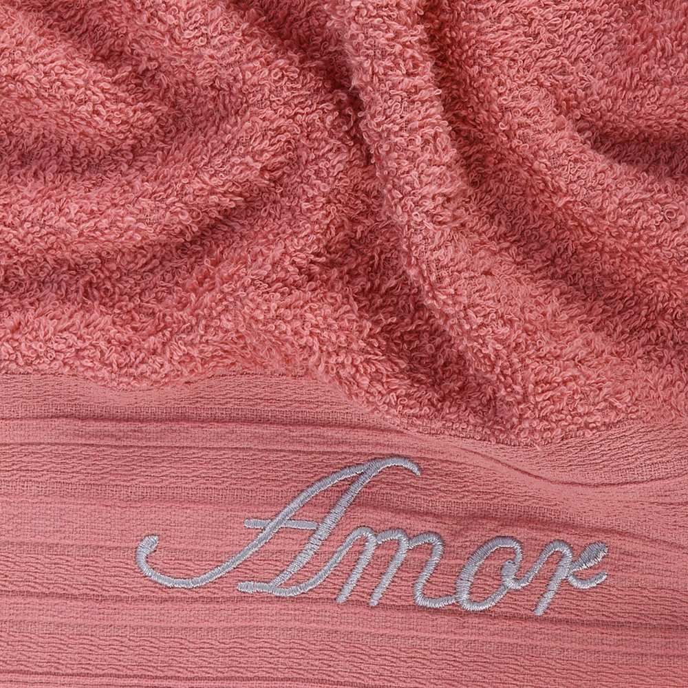 Toalha de Lavabo Bordada Desejos Havan Casa - Amor Rosa