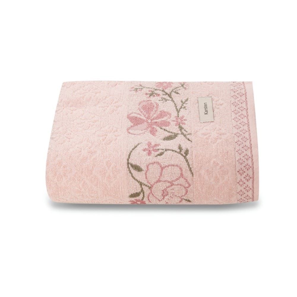 Toalha De Rosto Yuna Karsten - Rose Claro
