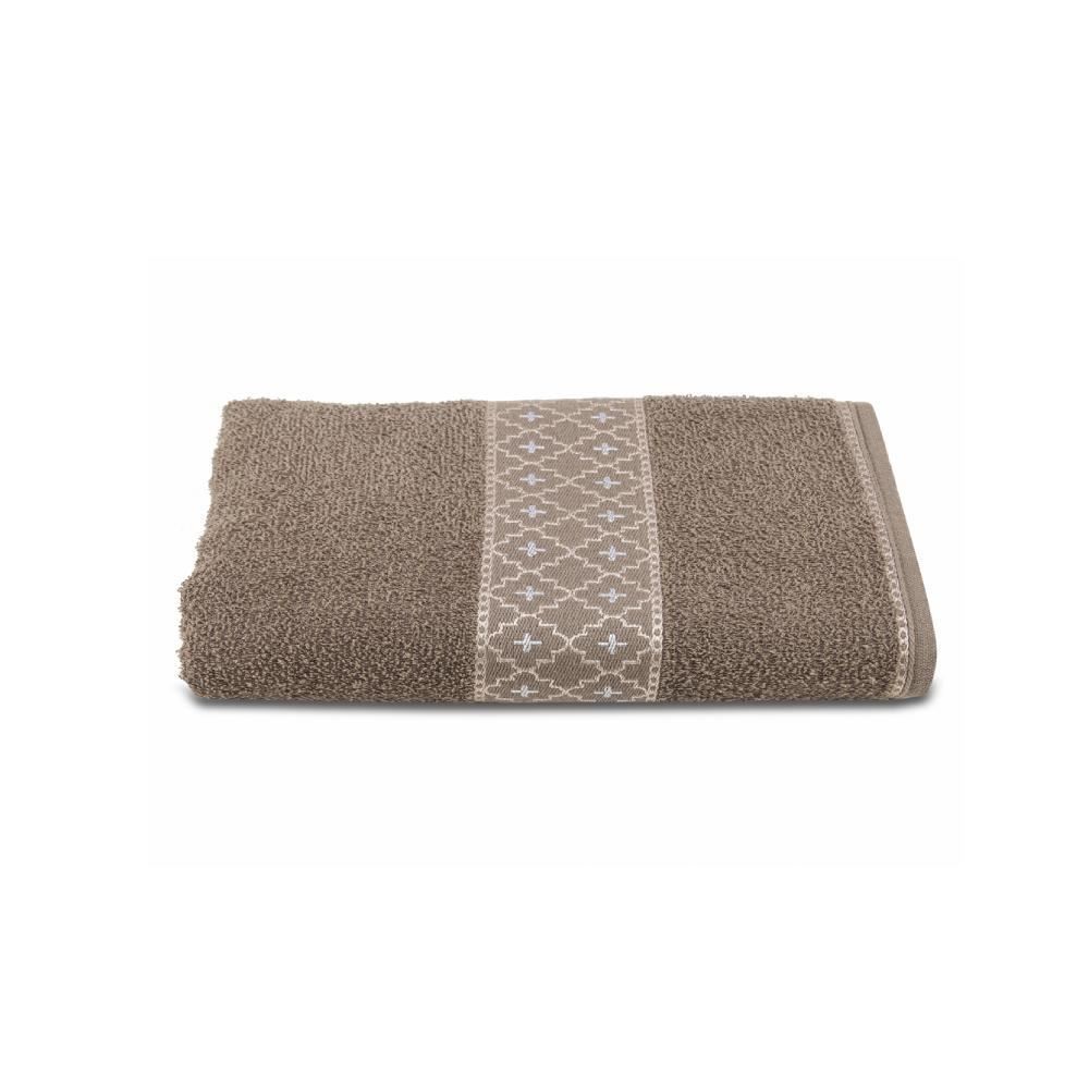 Toalha de Rosto 100% Algodão Verona Havan Casa - Taupe