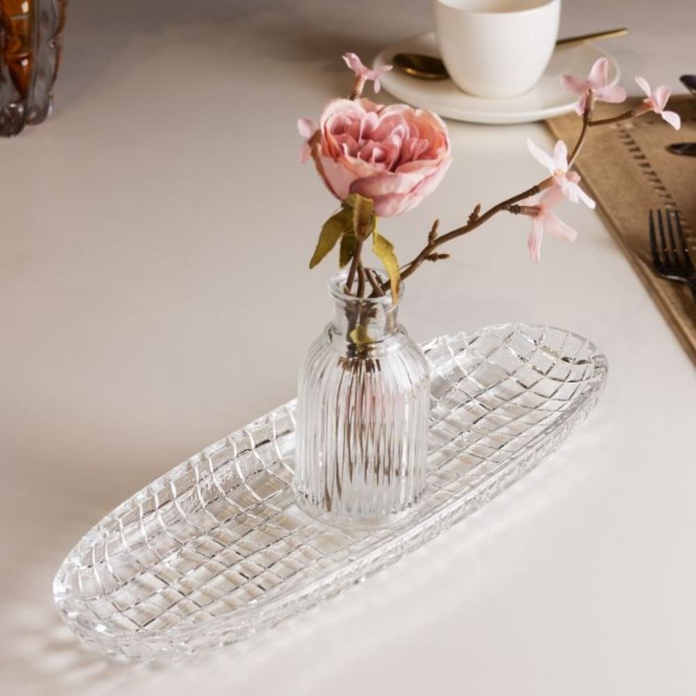 Travessa de Cristal Quadrix 30Cm Lyor - Sortido