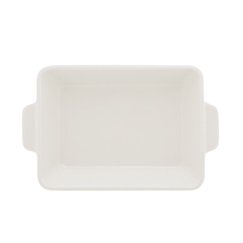 Travessa De Porcelana Com Alça Basic 1,2L - BASIC BRANCO