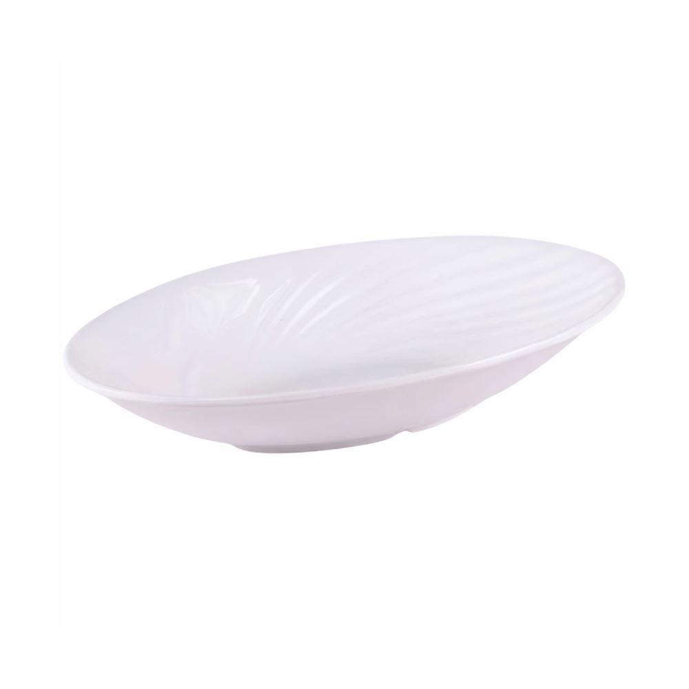 Travessa Oval Napoli Melamina Havan Casa 700Ml - Branco