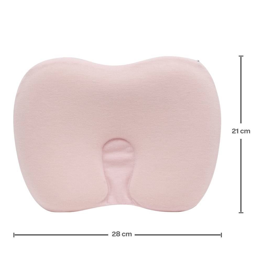 Travesseiro Anatômico Viscoelástico Hipoalérgico Buba 28Cm - Rosa Claro