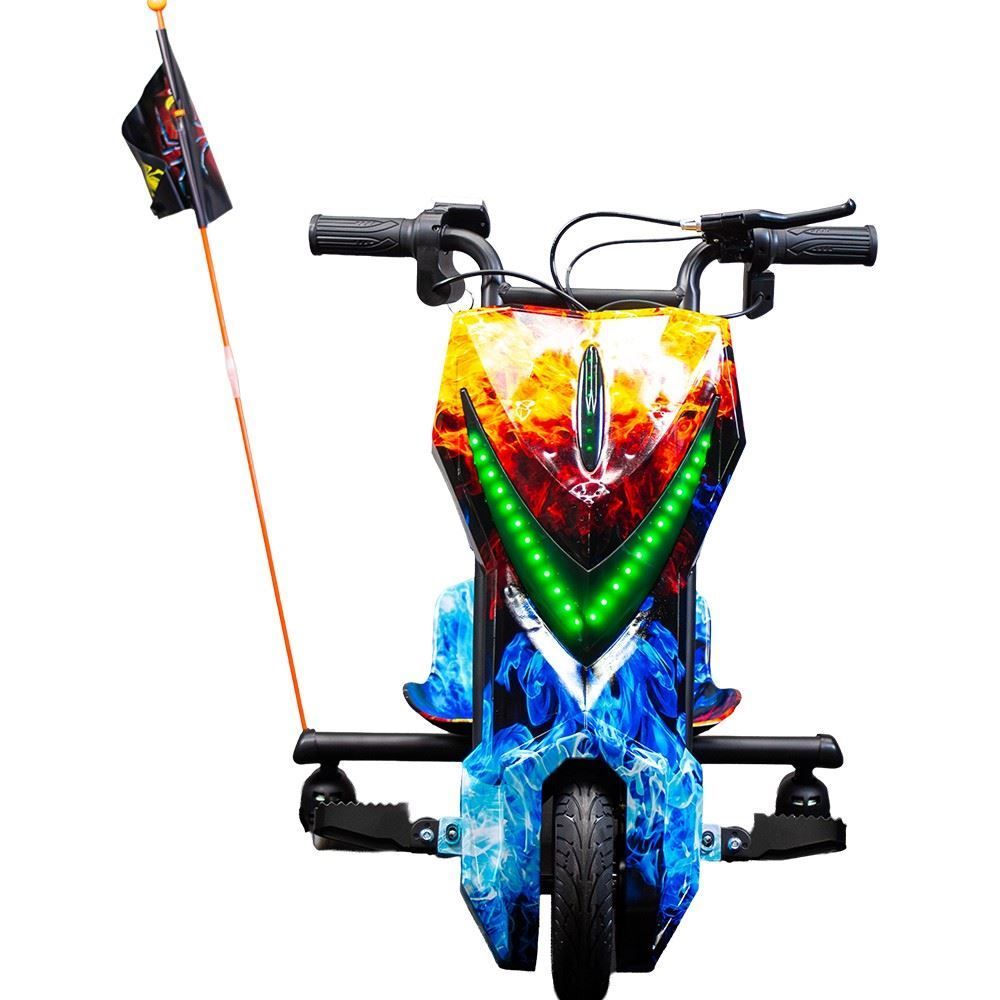 Triciclo Elétrico Drift 3 Velocidades 350W Bateria 36V Lítio - Fogo