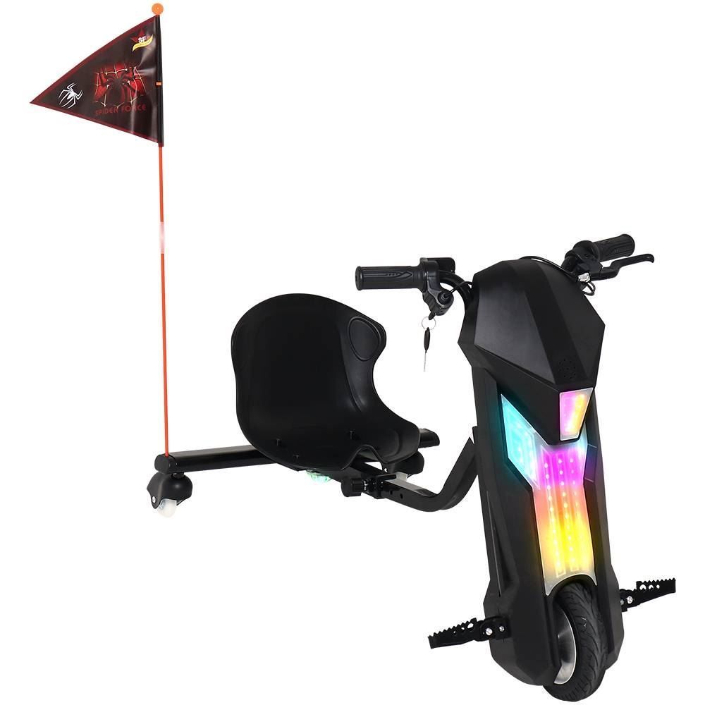Triciclo Elétrico Drift Com Led 36V Bel Fix - Preto