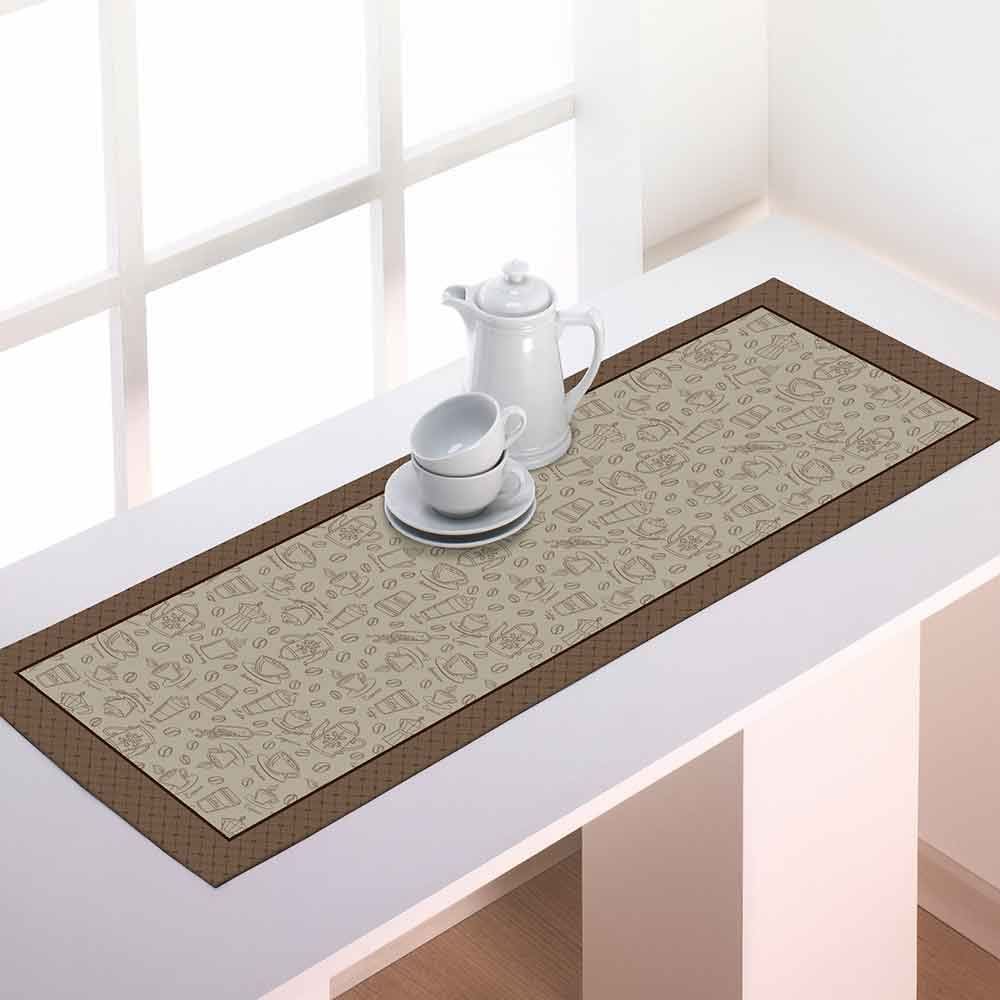 Trilho De Mesa  Athenas 45Cm X 1,20M Döhler - Desenho Café