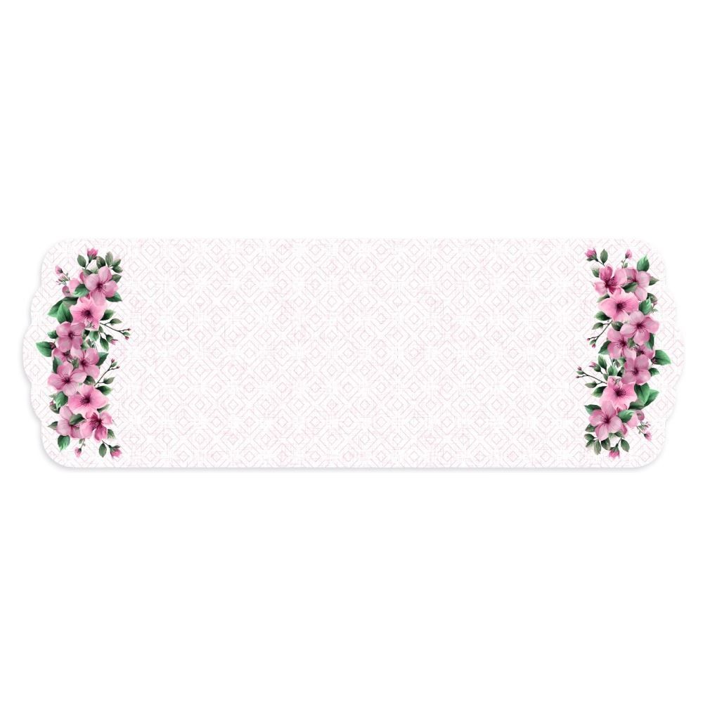 Trilho de Mesa Viena 40X120 cm Havan Casa - Floral Rosa