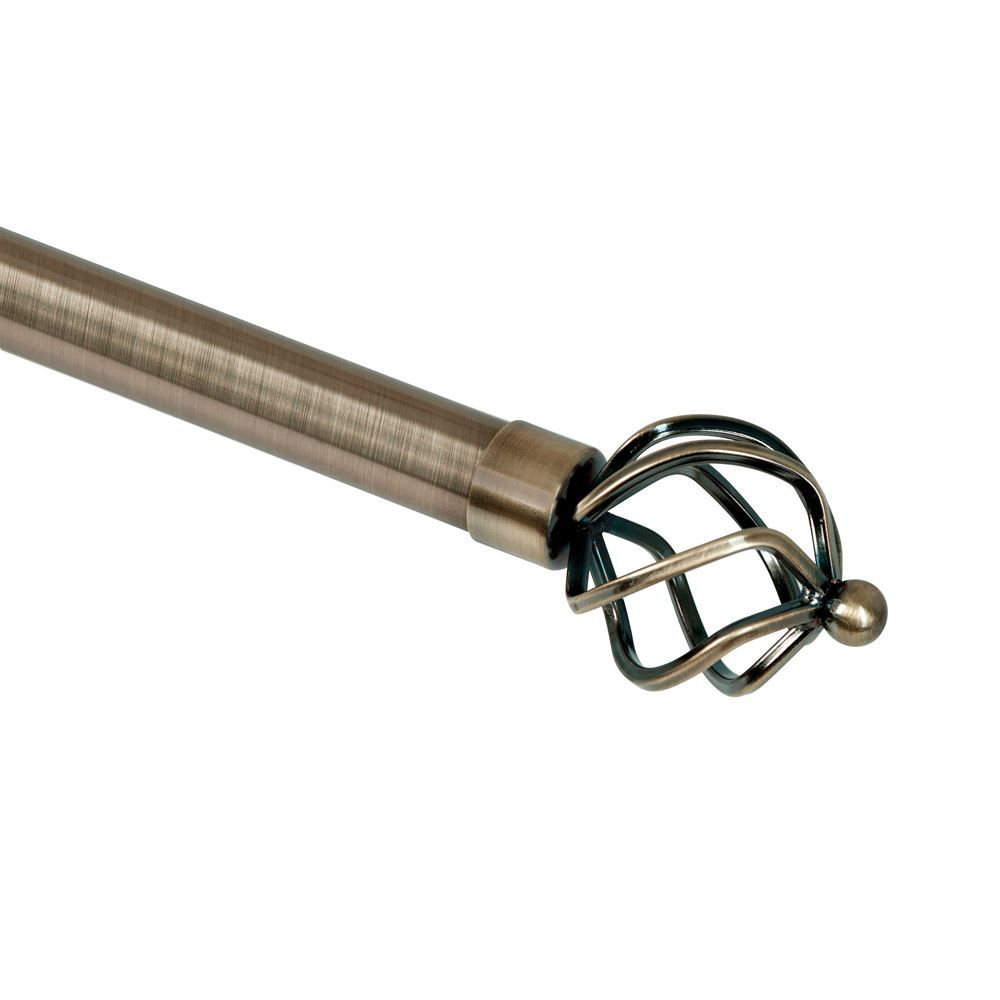 Varão Extensivo 1,20 a 2,10m Coroa Evolux - Ouro Velho