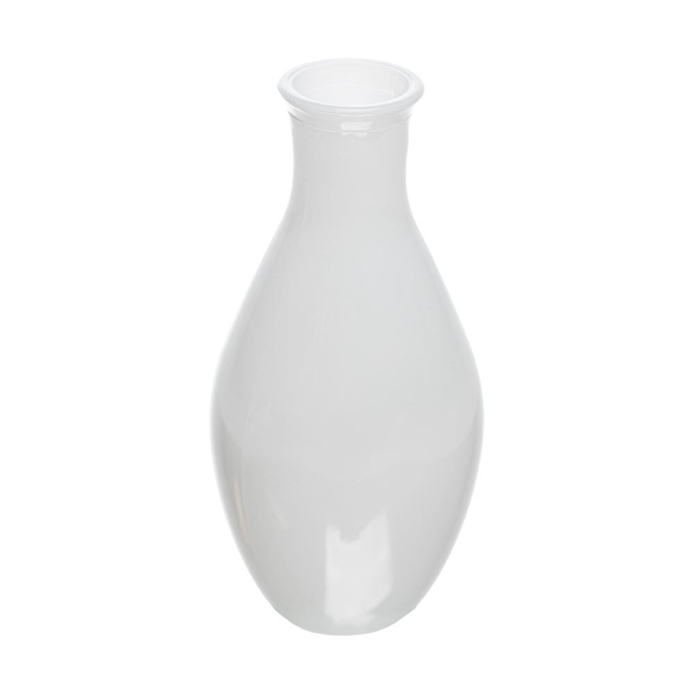 Vaso de Vidro Dália 14,5Cm Lyor - BRANCO