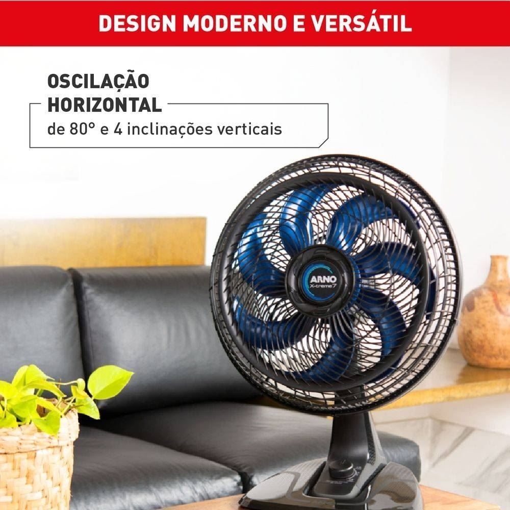 Ventilador Arno X-treme 7 Pás de 40cm VE70