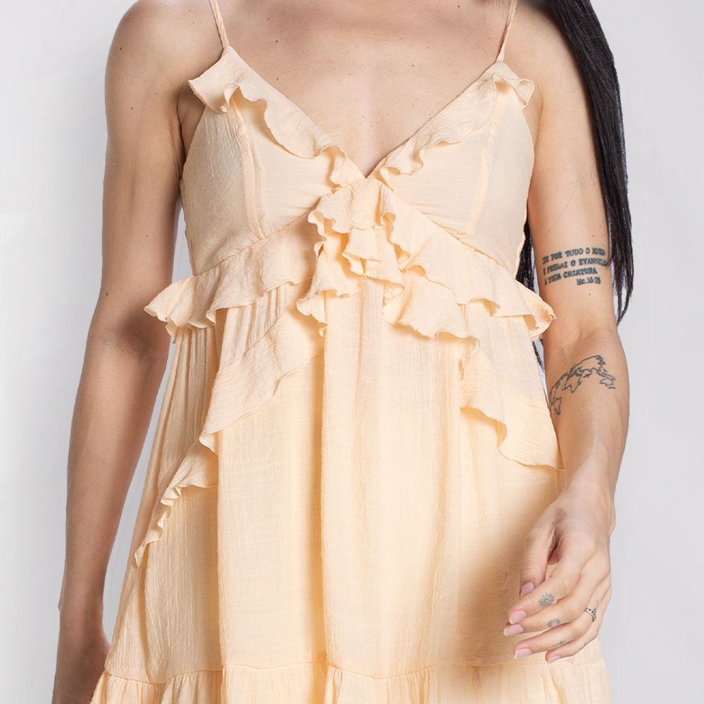 Vestido Feminino Com Babadinho Boby Blues