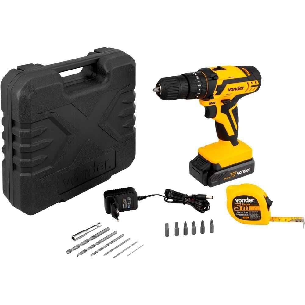 Parafusadeira e Furadeira de Impacto Vonder 12V Pfv 012I
