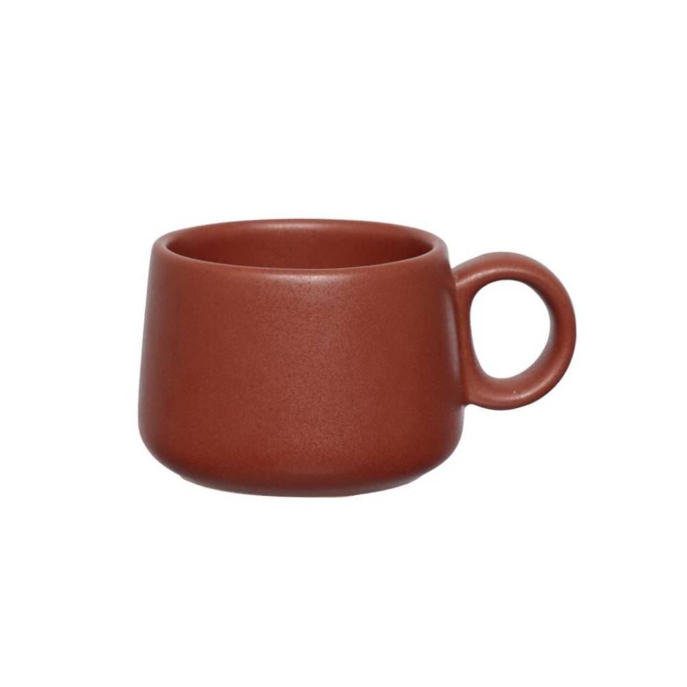 Xícara Para Chá De Cerâmica Vidia 170Ml Hauskraft - Marrom