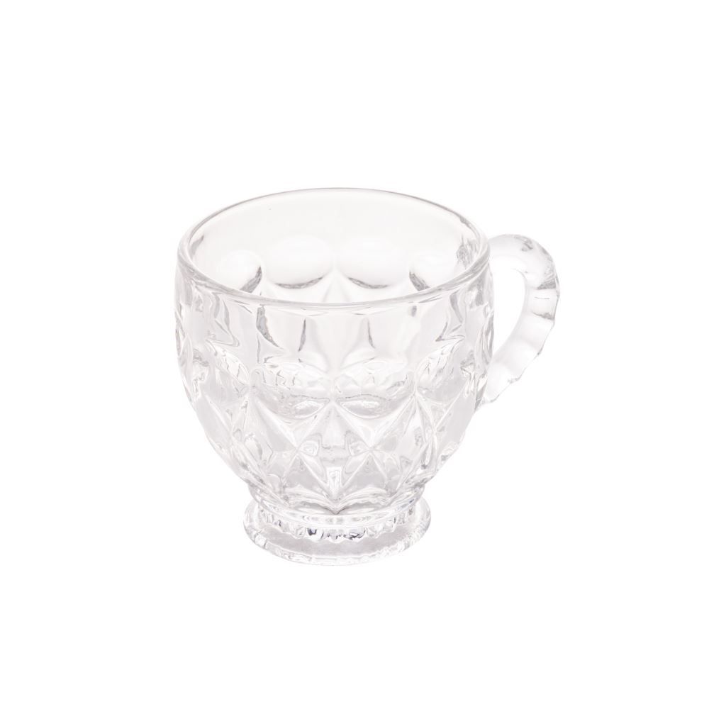 Xícara de Vidro Lile Lyor 200Ml - Transparente