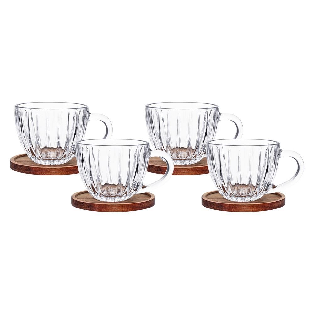 Jogo de Xícaras de Café Montecarlo 80Ml Hauskraft - 8 Peças