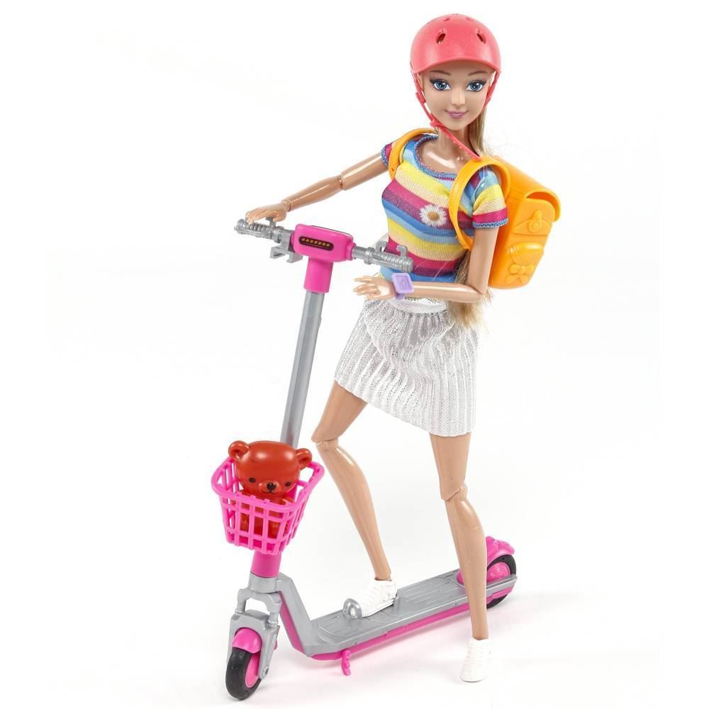 Boneca Helena Com Patinete E Acessórios Havan Toys - HBR0662