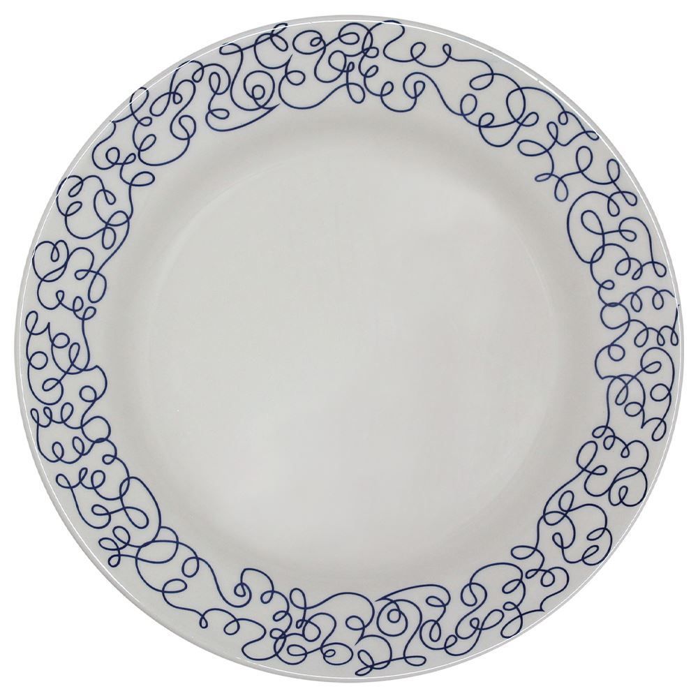 Prato Raso Donna Geo 24Cm - Cerâmica