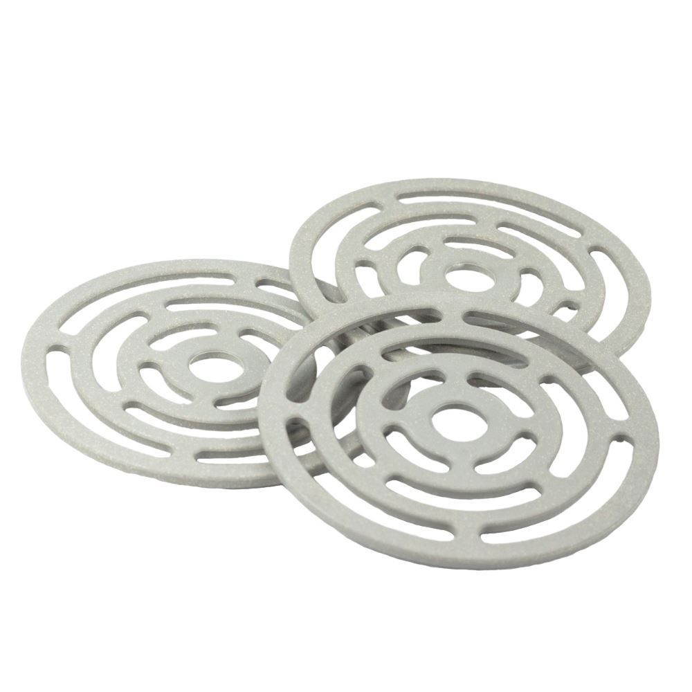 Jogo Descanso Panela Cinza Petra 3Pc - Cinza