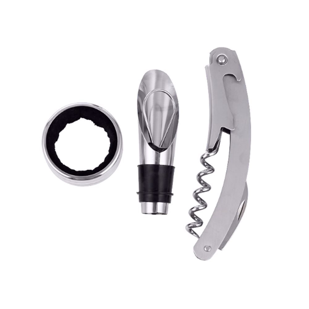 Jogo P/ Vinho Garrafa 23,5Cm 4Pc - Inox