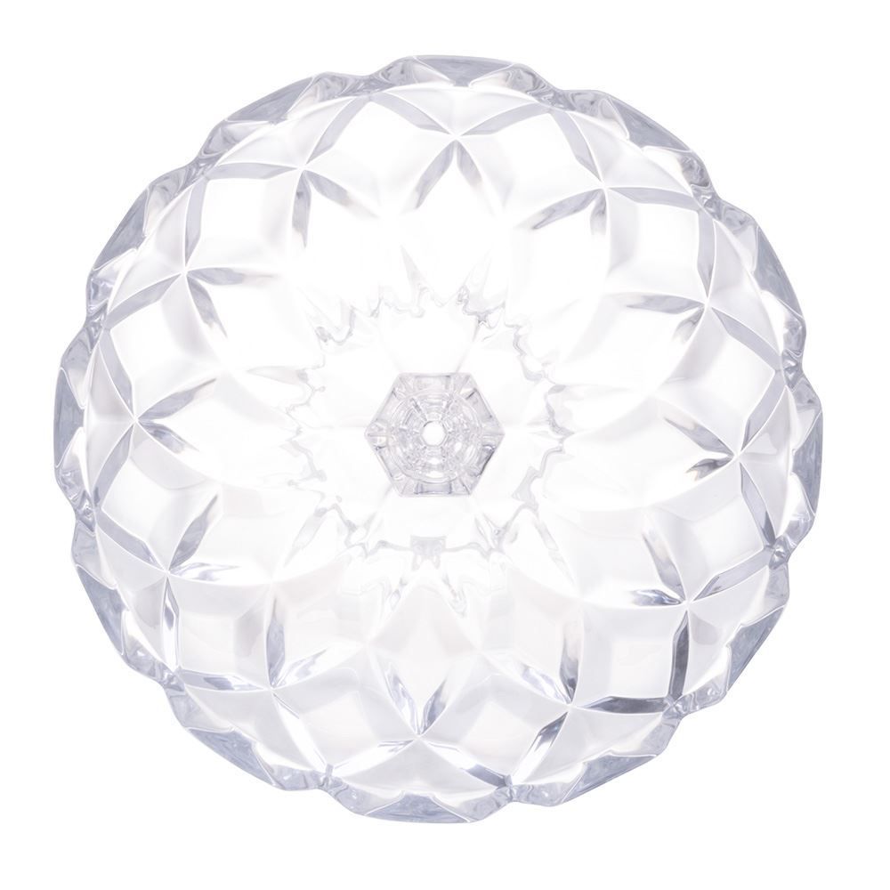 Centro Mesa C/ Pe Deli 32,5X19,5Cm - Cristal