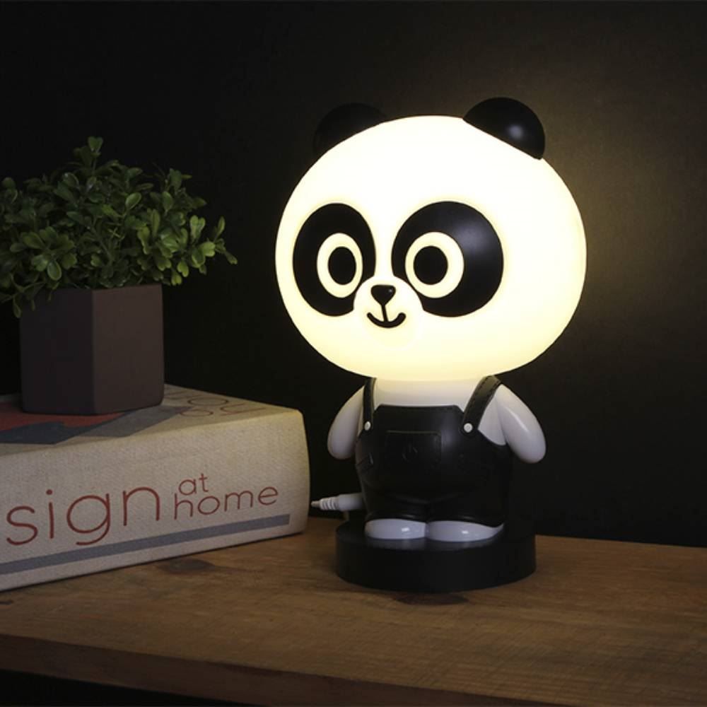 A Luminária De Mesa Decorativa Panda Led Taschibra 3W 3000K - Faro