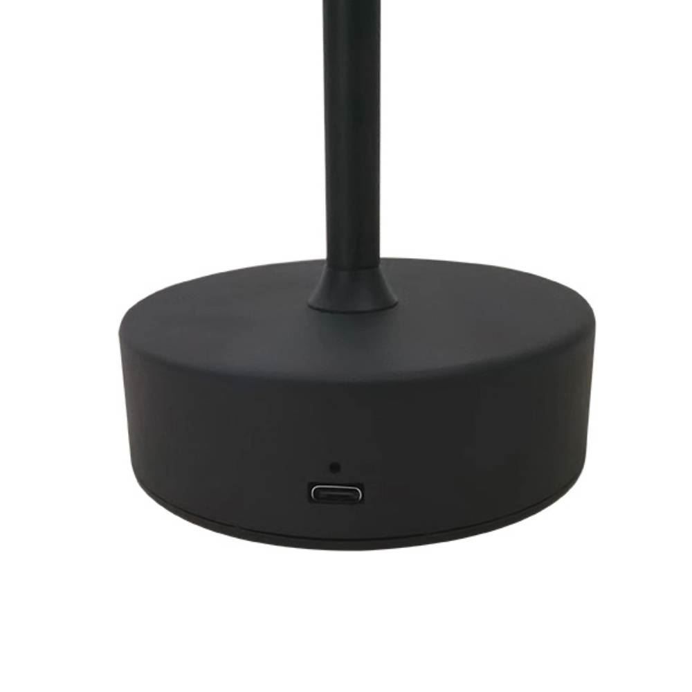 A Luminária De Mesa Led Taschibra Louvre Recarregável - Preto