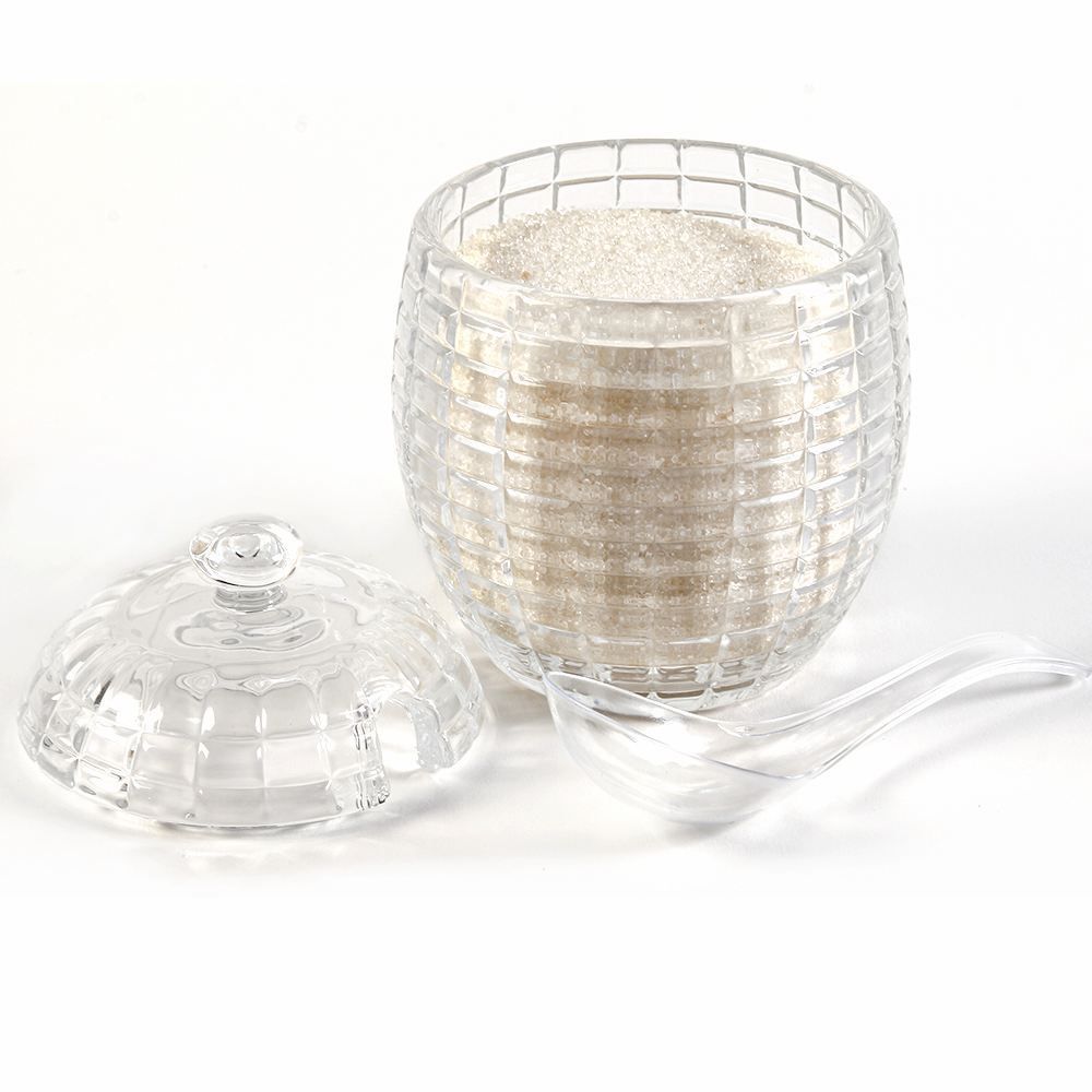 Açucareiro Vidro Com Colher Candy Hauskraft 220Ml - Transparente