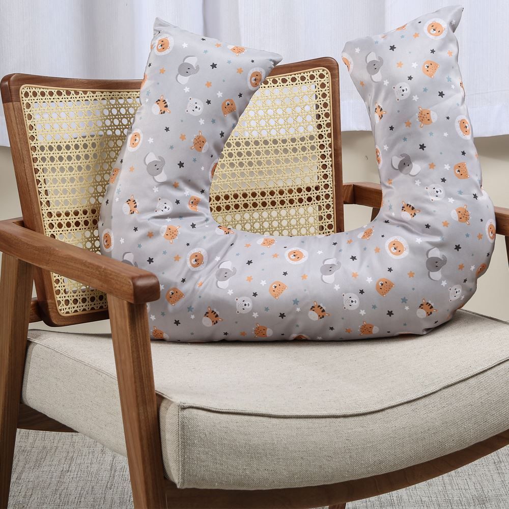 Almofada De Amamentação Comfort Havan Baby 1 Pç - Safari