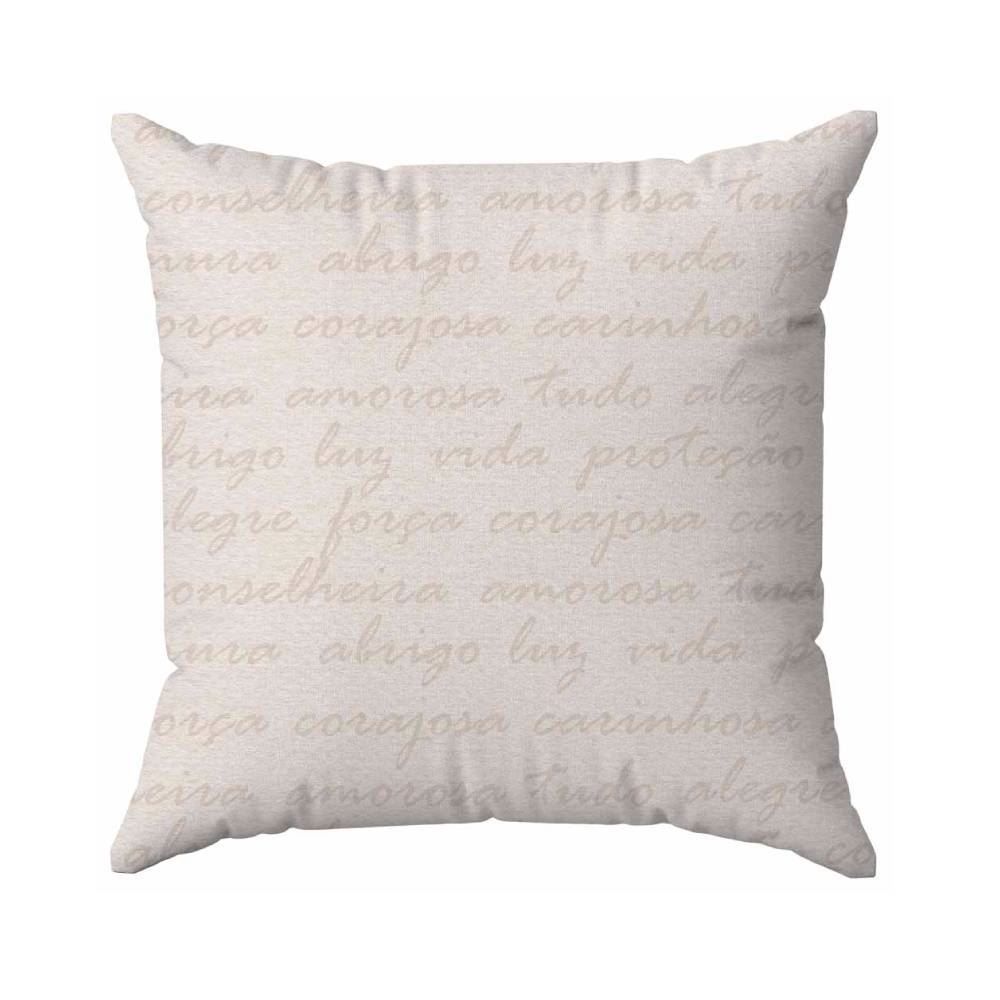 Almofada Decorativa 45X45cm Dia Das Mães Havan Casa - Palavras