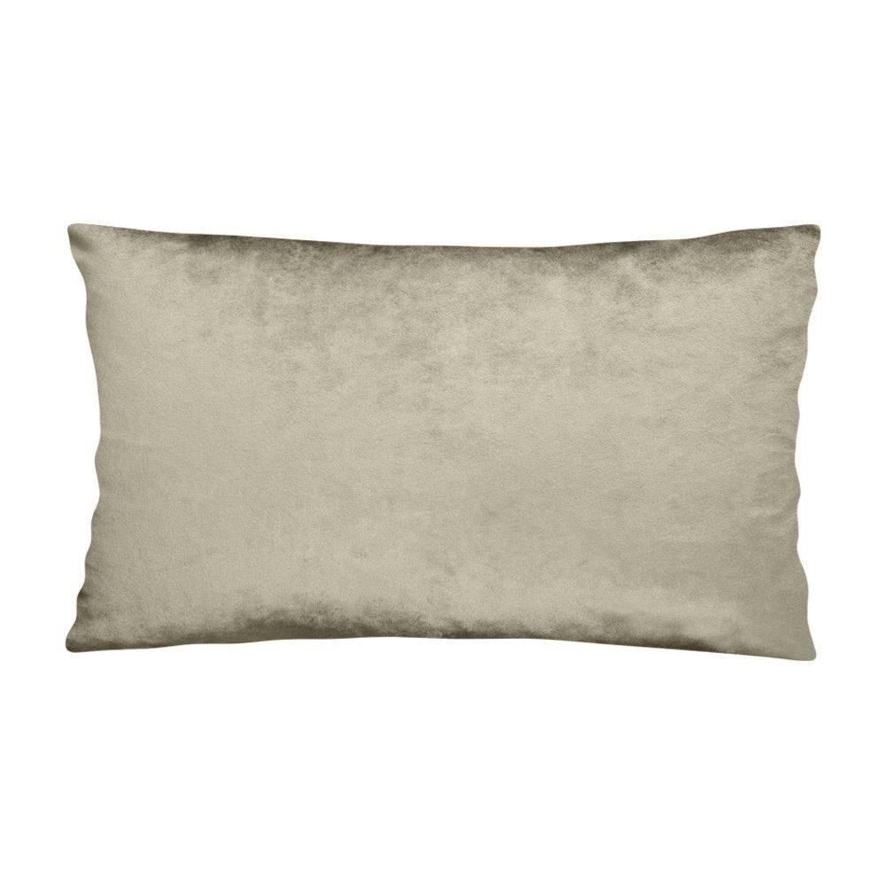 Almofada Para Sofá 30X50 Cm Veludo Italiano Havan Casa - Champagne