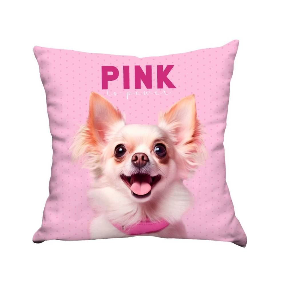 Almofada Decorativa Pets Havan Casa - Chihuahua Rosa