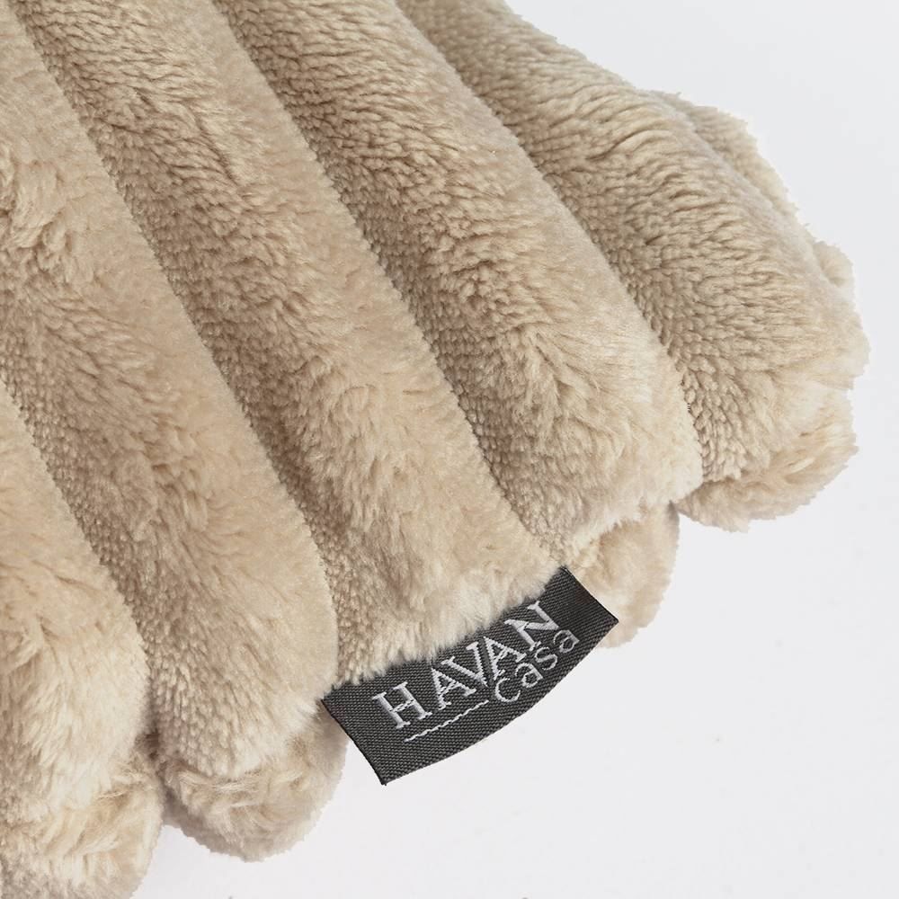 Almofada Decorativa Wave Soft 30X48 Cm Havan Casa - Areia
